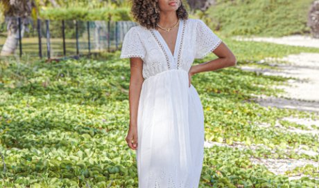 Vente de robe longue esprit bohème à Saint-Denis de la Réunion